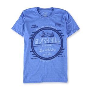 SONOMA life+style Mens Silver Hill Rye Whiskey Graphic T-Shirt, Blue, NWT